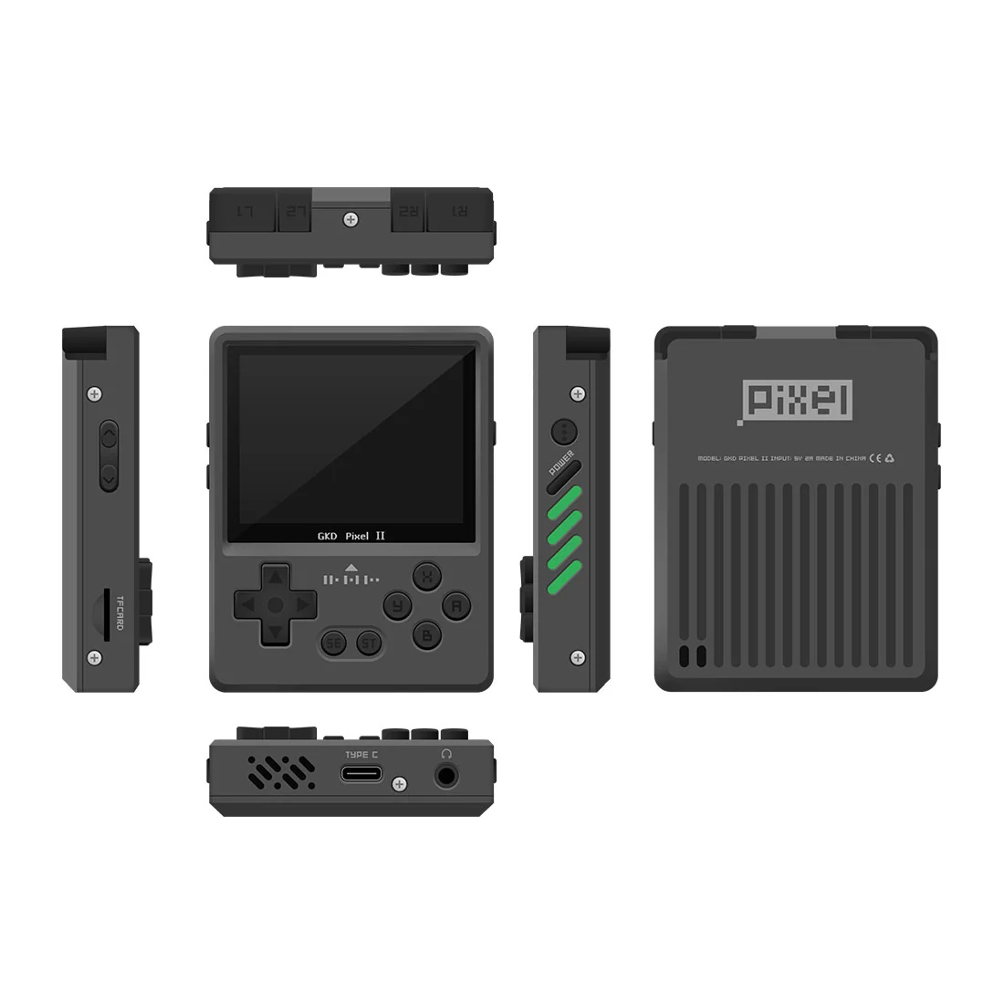 GKD PIXEL 2 2.4-Inch 金属便携掌上游戏机