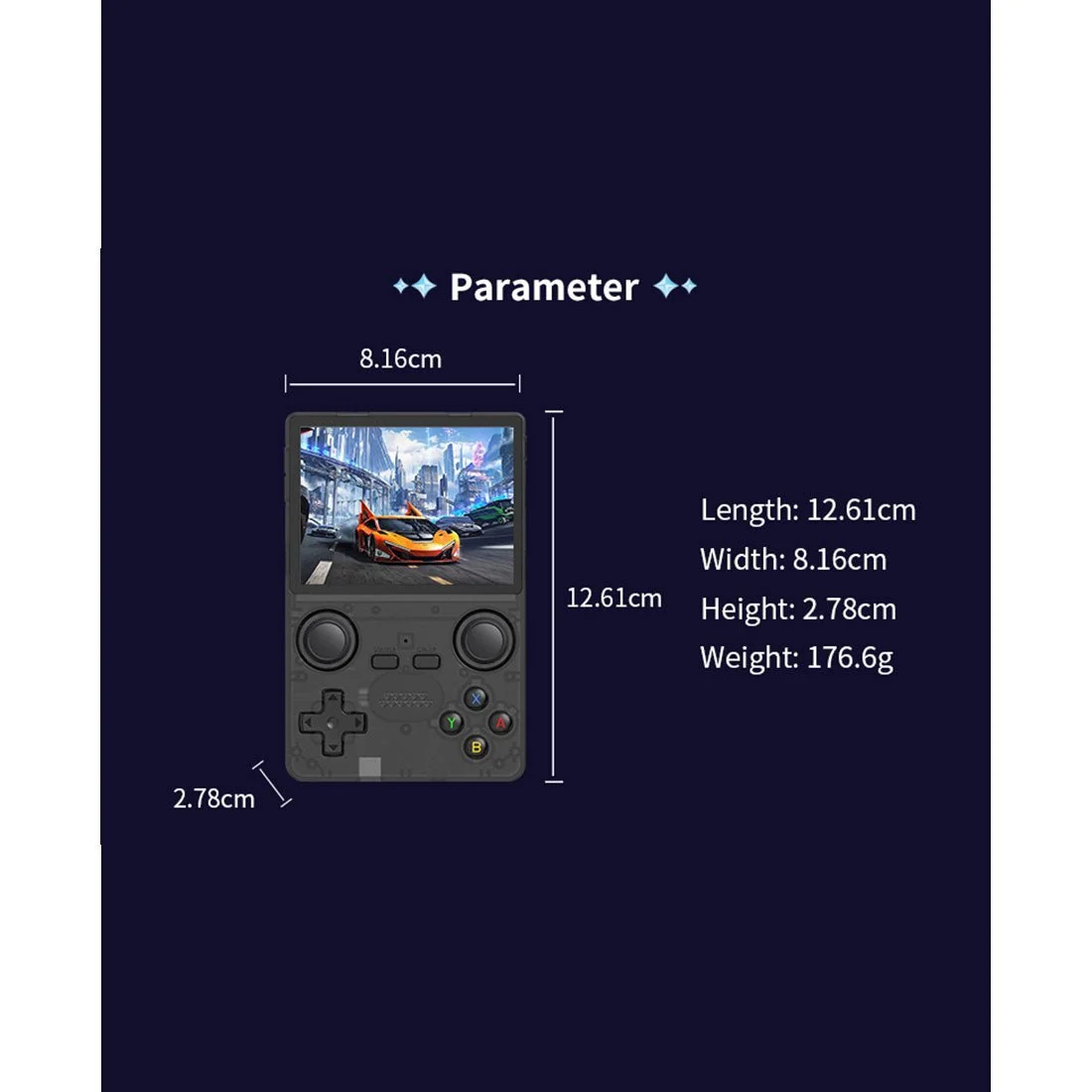 Powkiddy X35S 3.5-inch IPS Screen Handheld Game Console