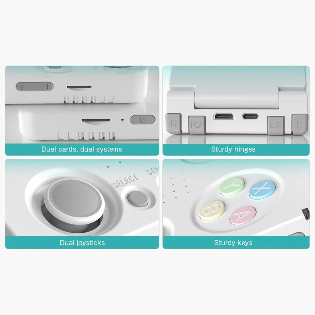Miyoo Flip V2 Surwish OS Retro Handheld Game Console