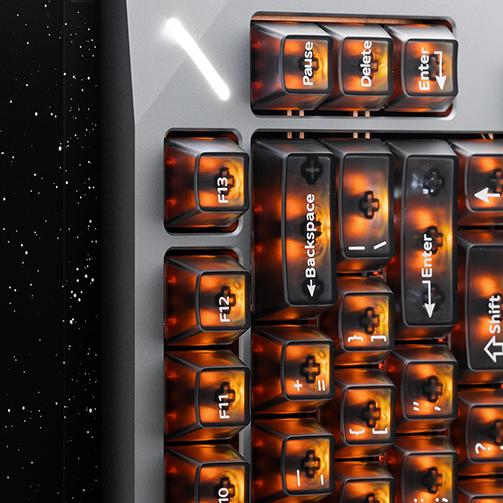 Dual-Rail Hi-Fi Linear Switch (90PCS/Star Amber)