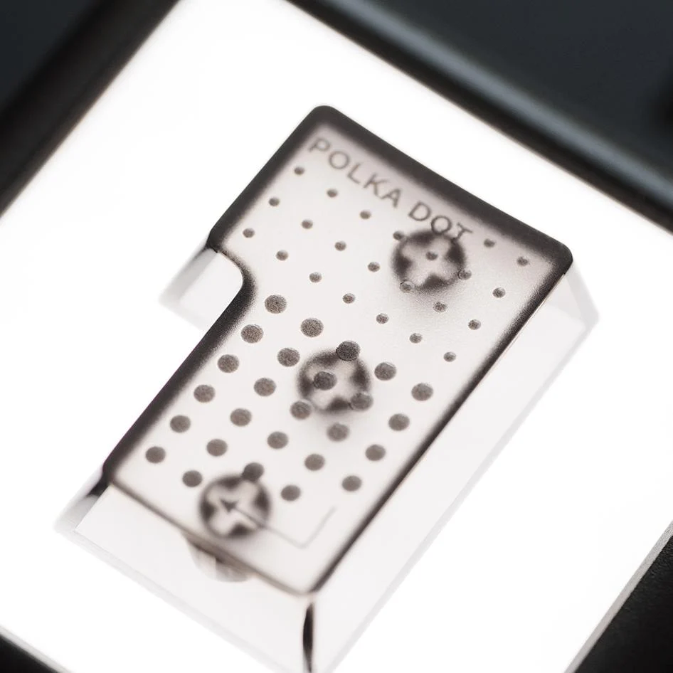 Polka Dot Matte Fog Original-Profile 1.7 mm Thick Keycaps