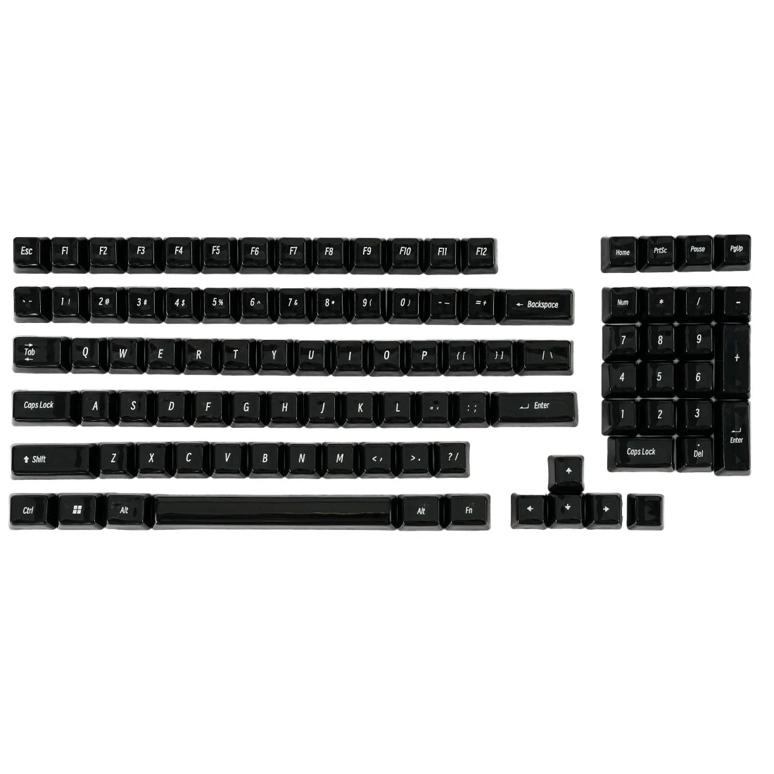 Ceramic Keycaps, 87/114 Key OEM Profile Keycap Set