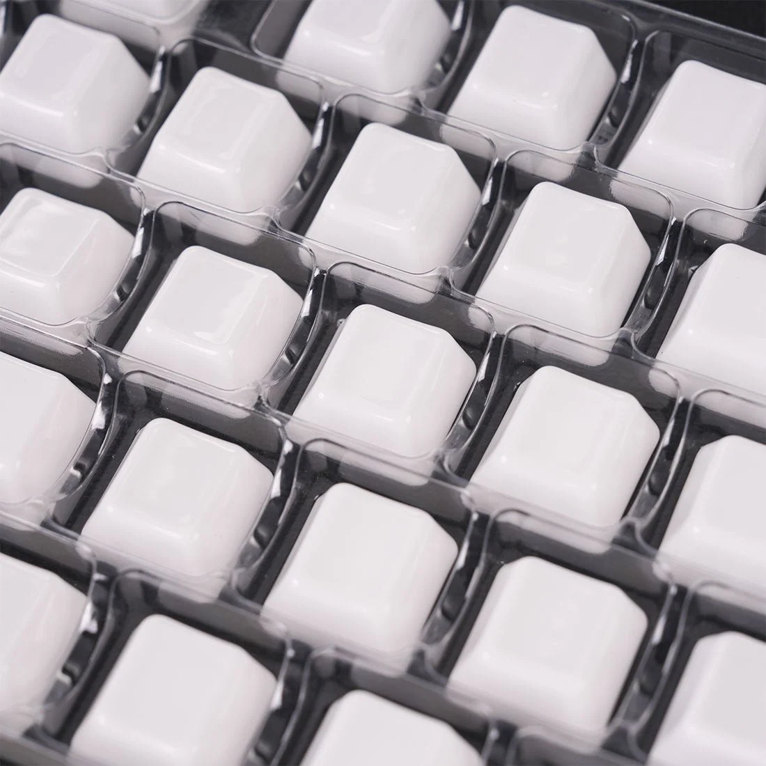 Crackle Ceramic Keycaps Set, OEM Profile 76/114 Keys for Mechanical Keyboard