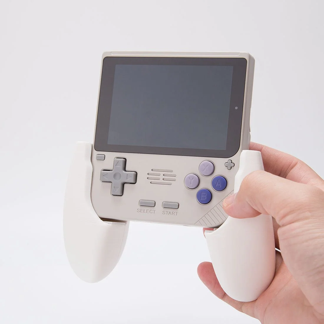 3D Printed Handle for Powkiddy V10 Game Console