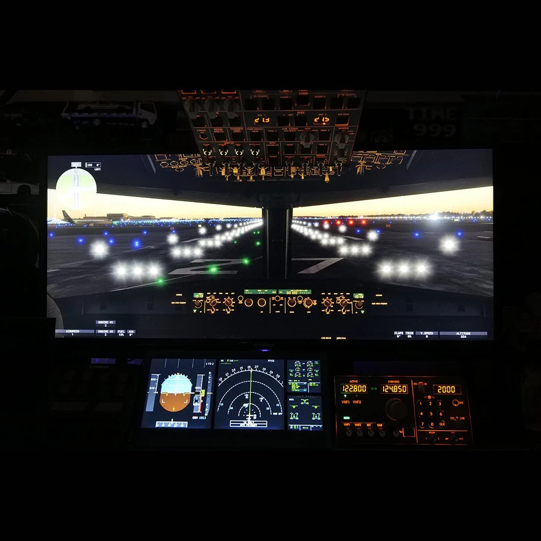 Rowsfire A105 V3.0 A320 All-in-One RMP+ATC+ACP Panel for MSFS 2020/2024, Compatible with FENIX, FBW & INibuild - Windows Flight Sim Home Cockpit