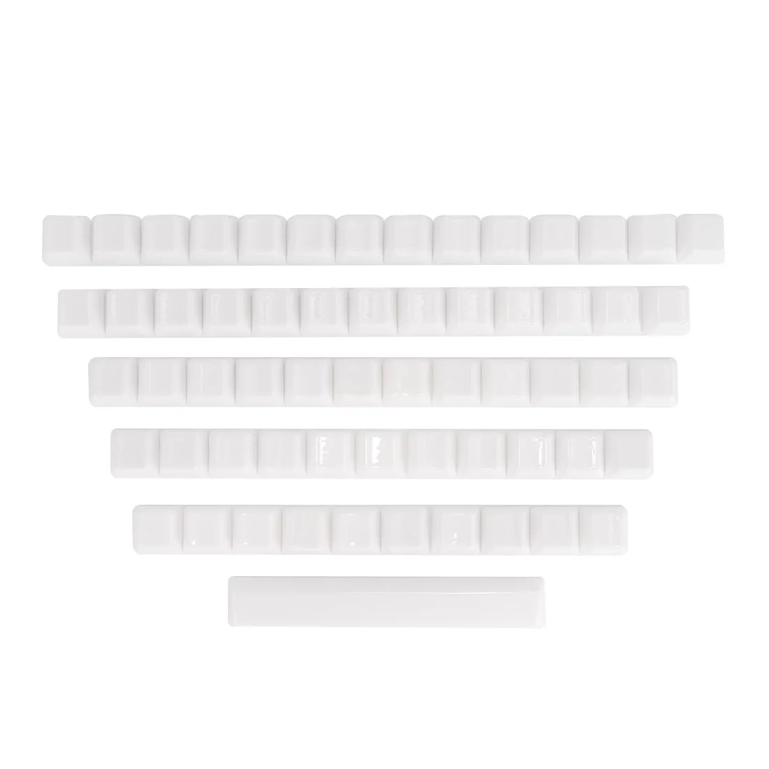 Crackle Ceramic Keycaps Set, OEM Profile 76/114 Keys for Mechanical Keyboard