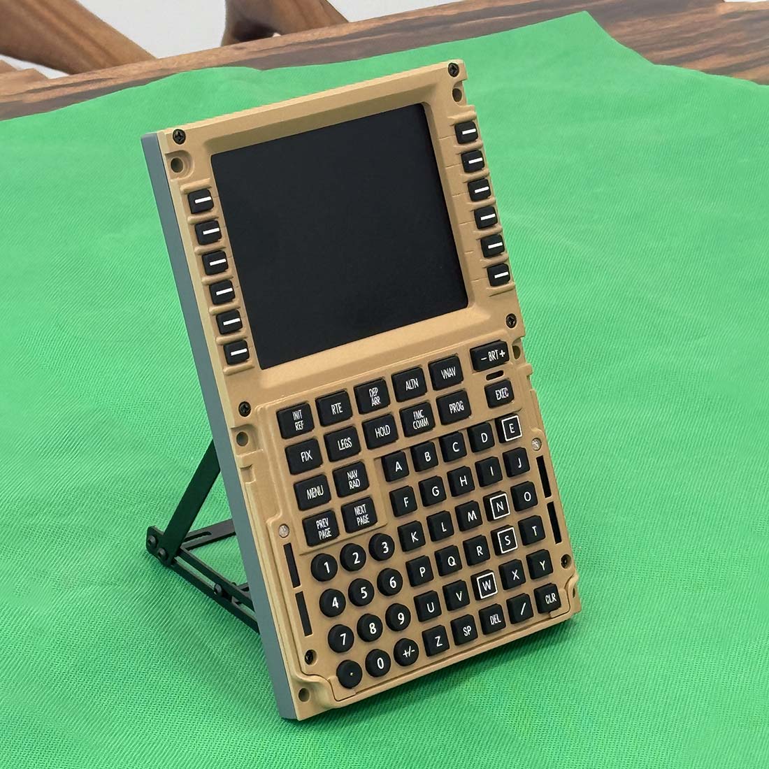 1/1 Scale Metal B777 CDU Home Cockpit Panel Compatible with MSFS 2020/2024, Prepar3D, X-Plane