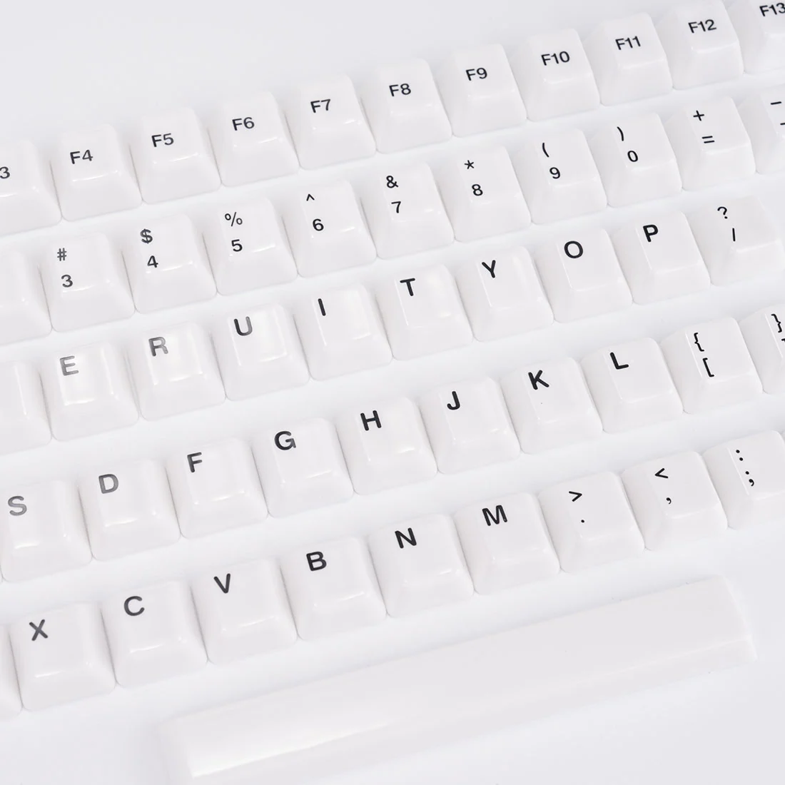 Crackle Ceramic Keycaps Set, OEM Profile 76/114 Keys for Mechanical Keyboard