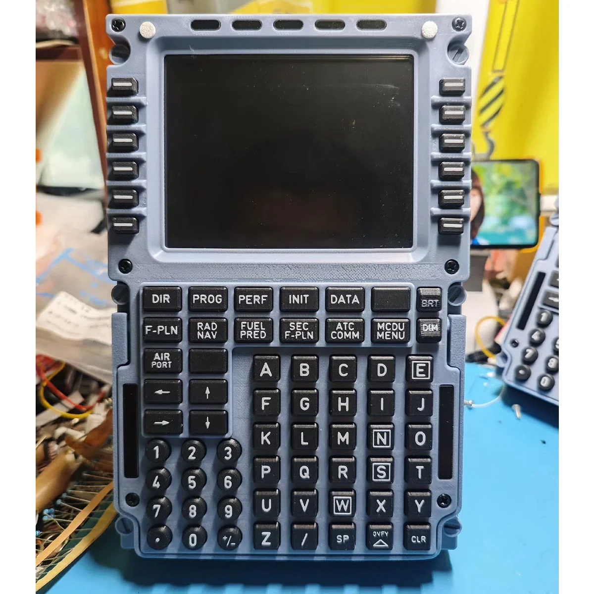 D110 A320 MCDU Home Cockpit Panel for Windows MSFS2020/2024, Compatible with Fenix, FBW, Toliss (Backlit Edition) Pre-sale: 1 month