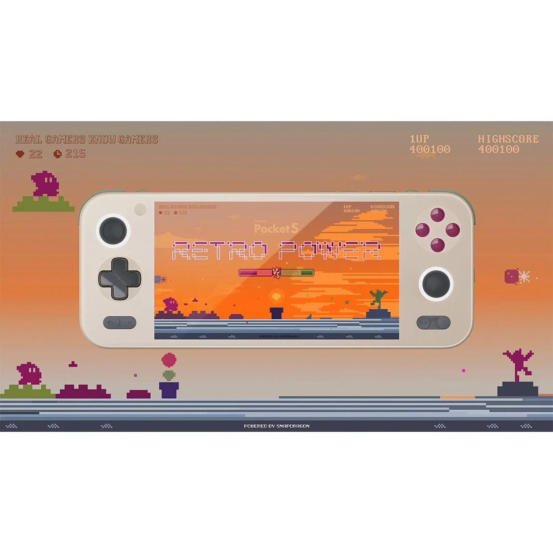 AYANEO Pocket S G3XG2 6-Inch 1080P Retro Handheld Android Game Console