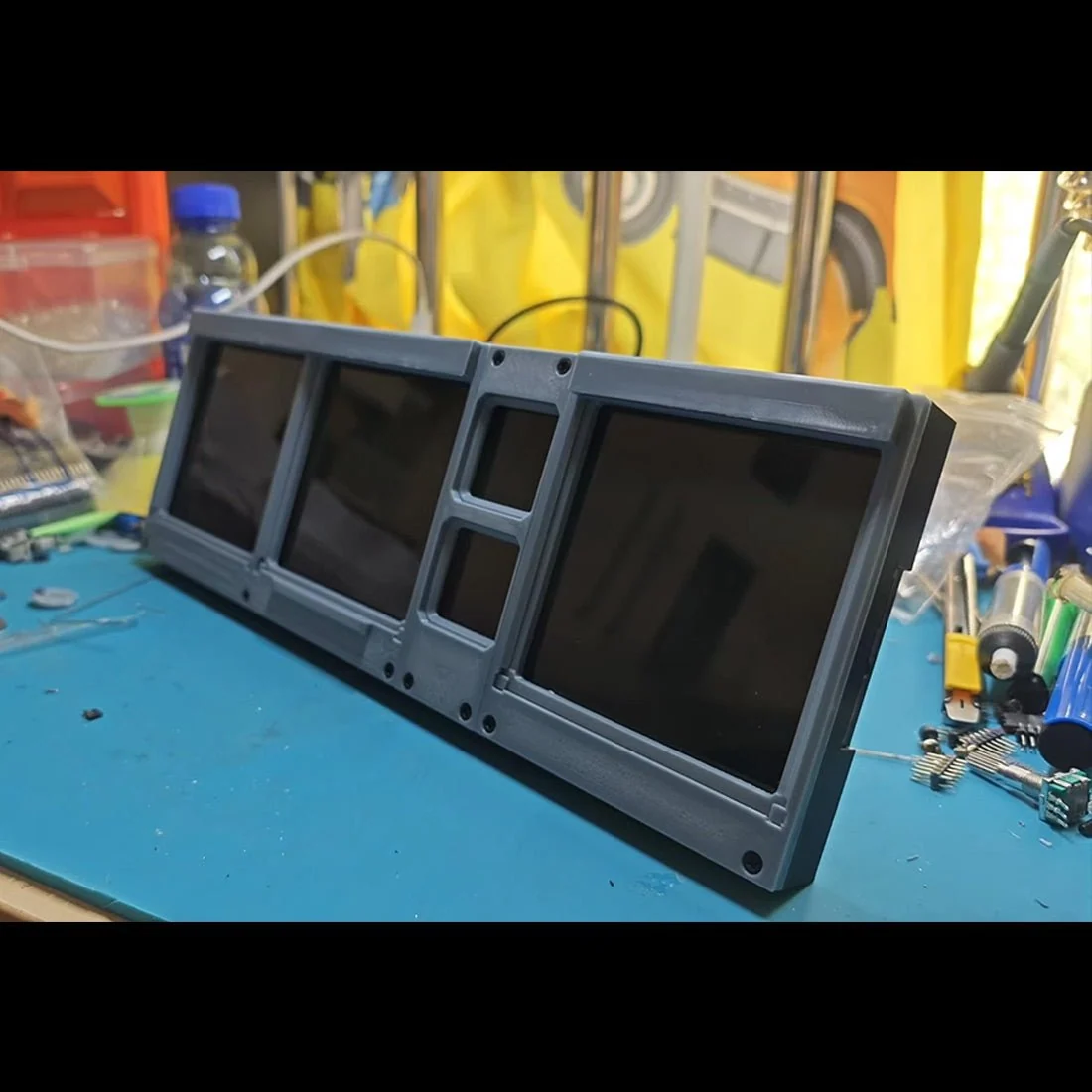 Hoowalt D106 A320/A350/A380 PFD-ND-ECAM-E/WD 4-in-1-Display for MSFS 2020/2024 - Compatible with Fenix, PMBG, FBW & NEOV2 - Windows Home Cockpit Panel(Ships within 30 days)