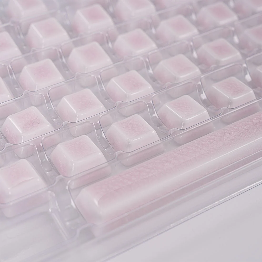 Crackle Ceramic Keycaps Set, OEM Profile 76/114 Keys for Mechanical Keyboard