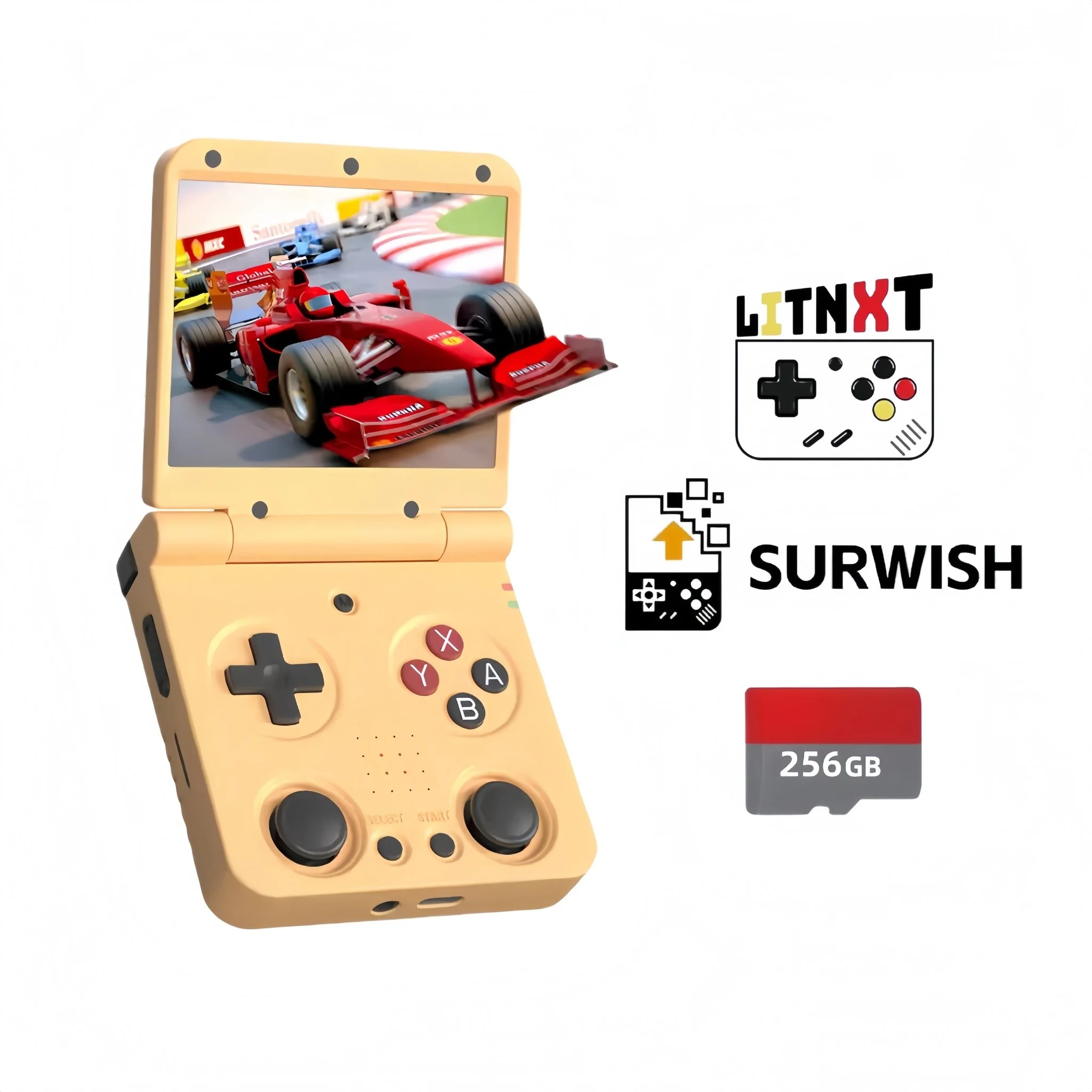 Miyoo Flip V2 Surwish OS Retro Handheld Game Console