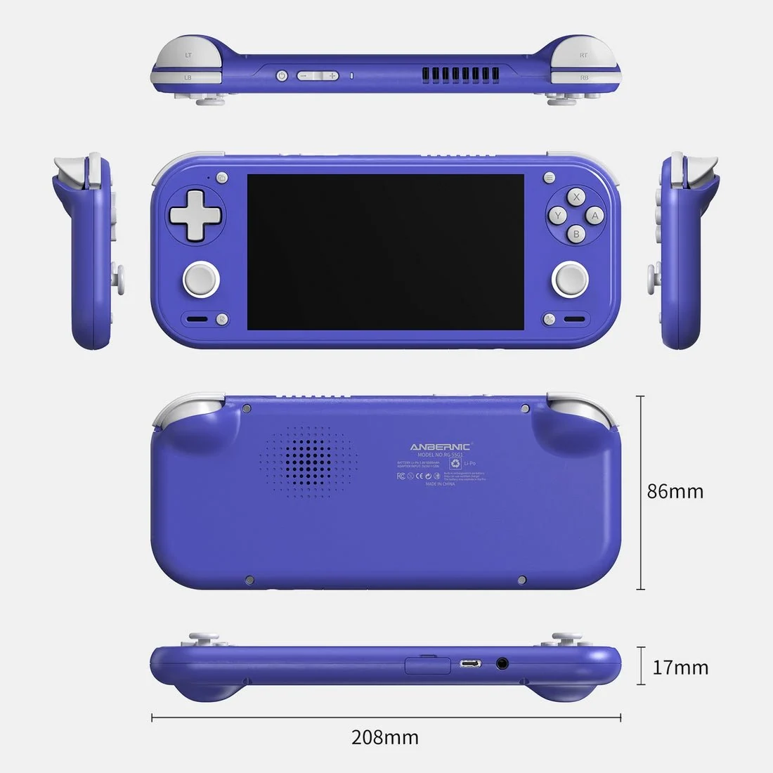 RG55G1 5.5-inch Screen Android Handheld Console with G1 GEN2 Processor