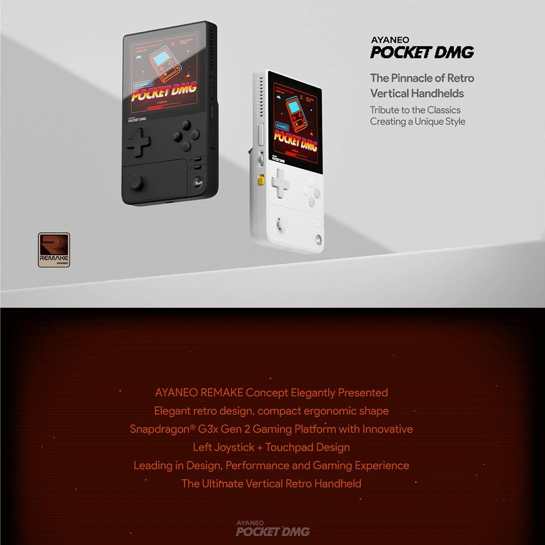 AYANEO Pocket DMG 3.92-Inch Retro Handheld Android Game Console