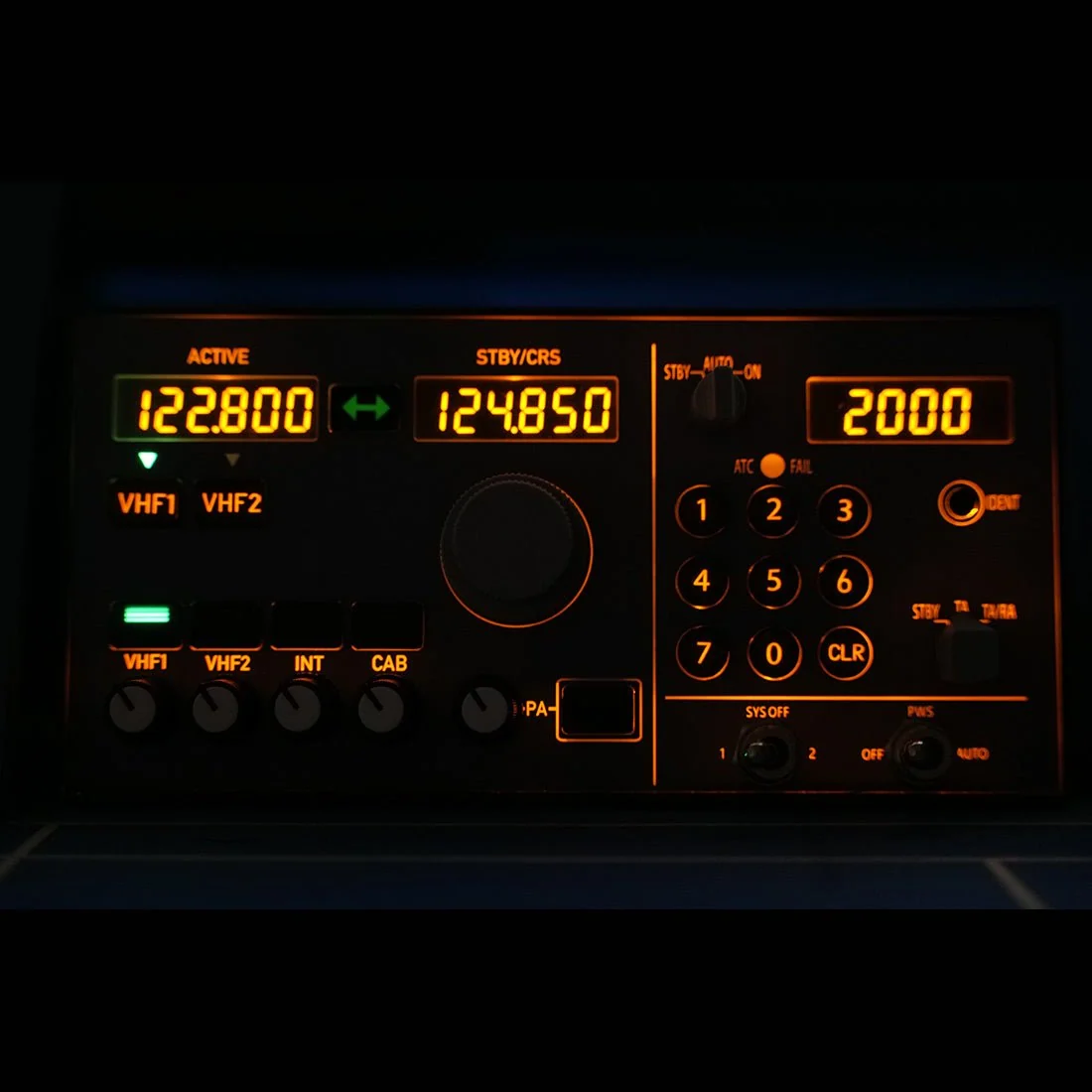 Rowsfire A105 V3.0 A320 All-in-One RMP+ATC+ACP Panel for MSFS 2020/2024, Compatible with FENIX, FBW & INibuild - Windows Flight Sim Home Cockpit