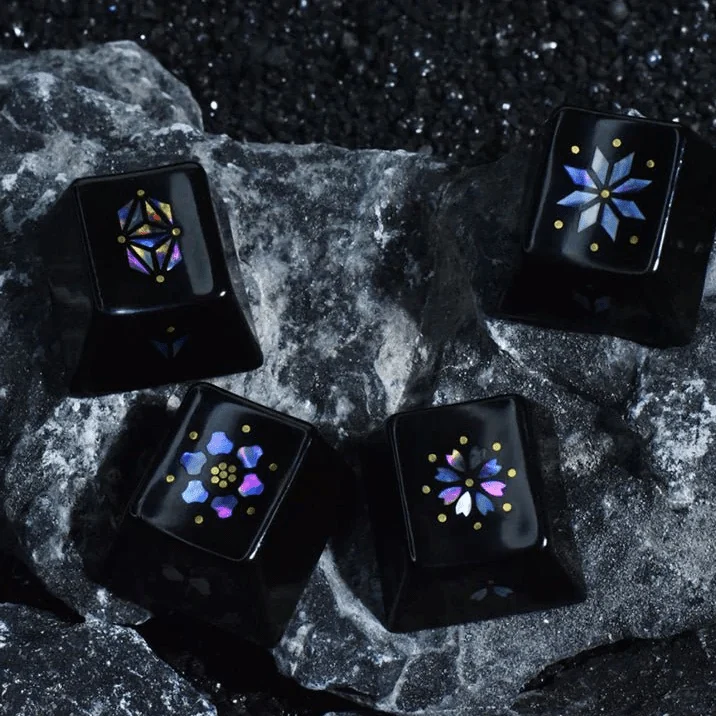Tiangong Kaiwu Raden Lacquer Ceramic Keycap for Mechanical Keyboards