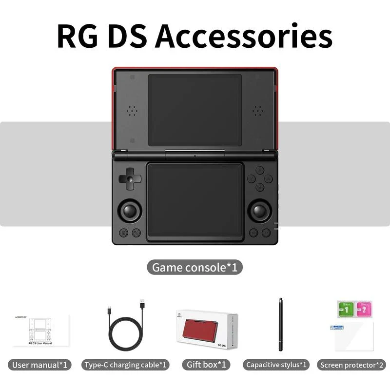 ANBERNIC RG DS Dual Screens Retro Handheld Game Console