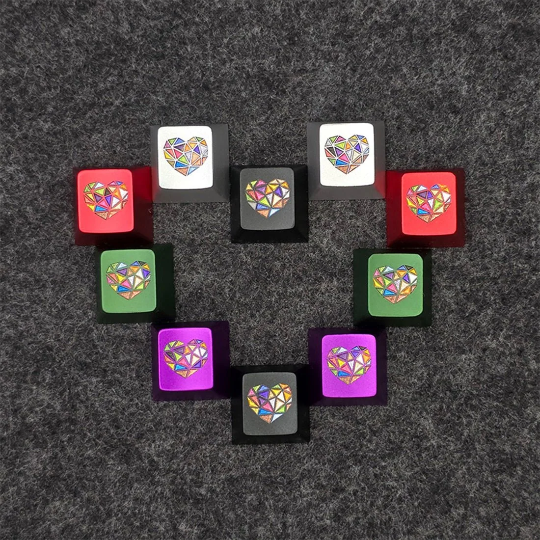 Vibrant 玻璃心原厂 R4 轮廓 220 目阳极氧化铝合金 ESC 行键帽