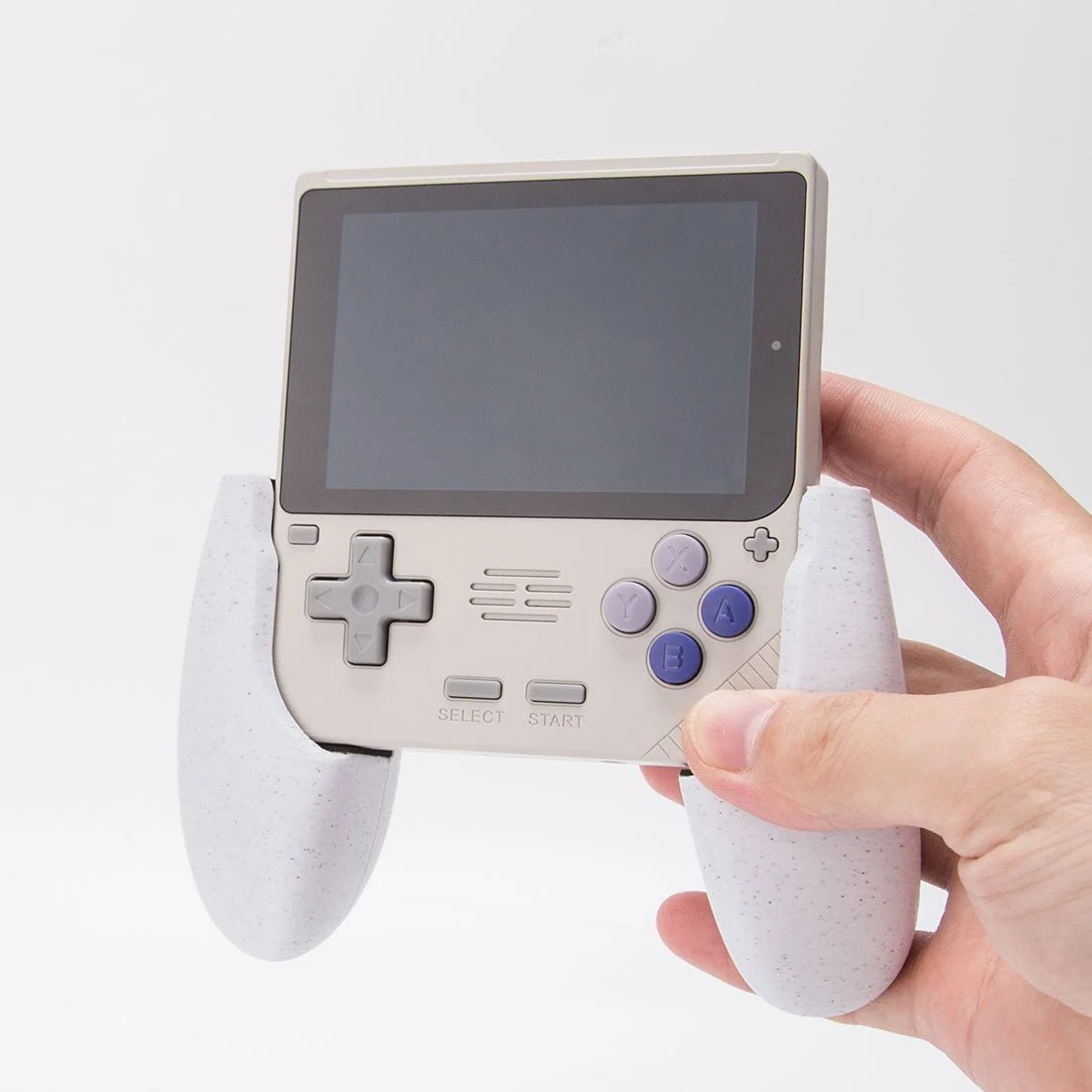 3D Printed Handle for Powkiddy V10 Game Console