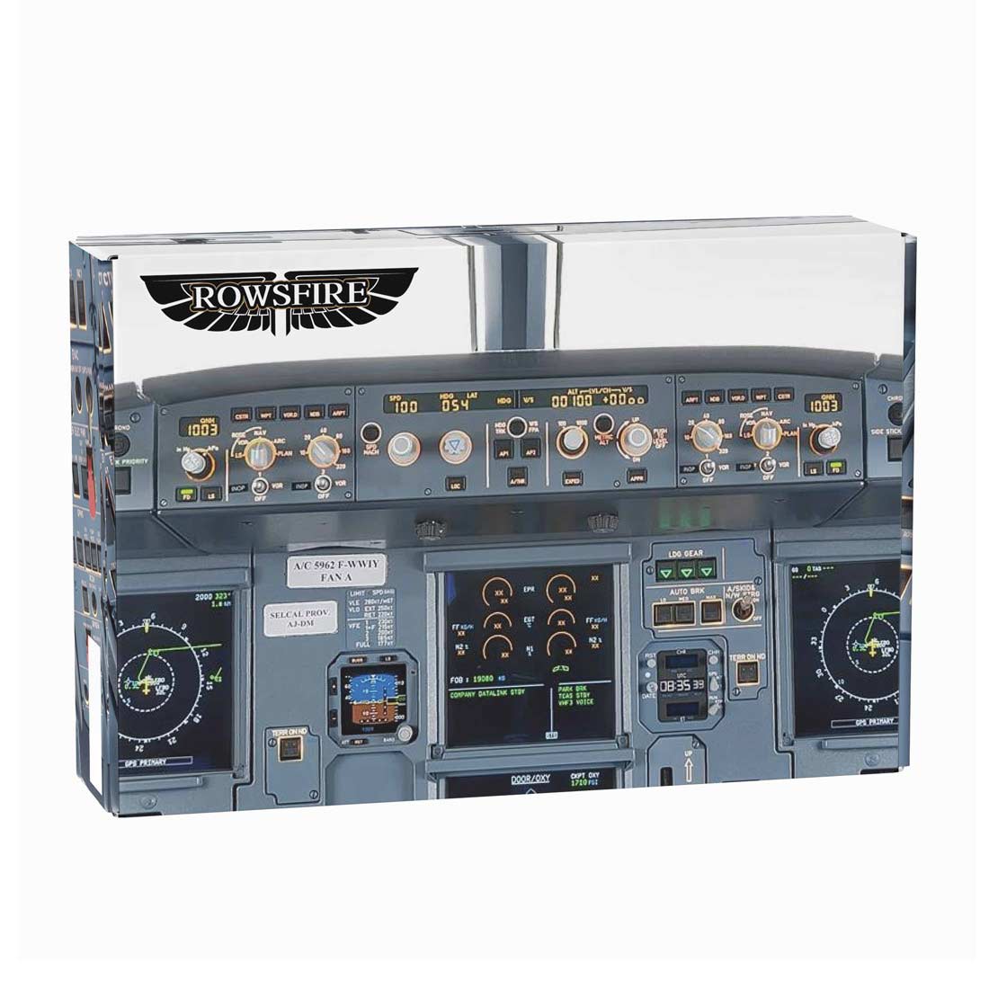 Rowsfire A106 V3.0 A320 Light OVHD OVERHEAD Panel for MSFS 2020/2024 (Backlit+Metal Housing+V3 Light Sync Version)
