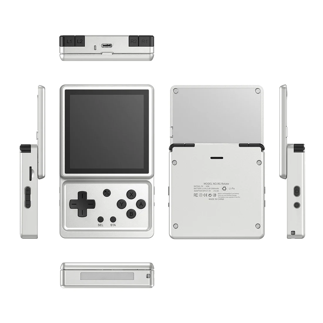 Anbernic RG Rotate Handheld Console with Rotating Touchscreen
